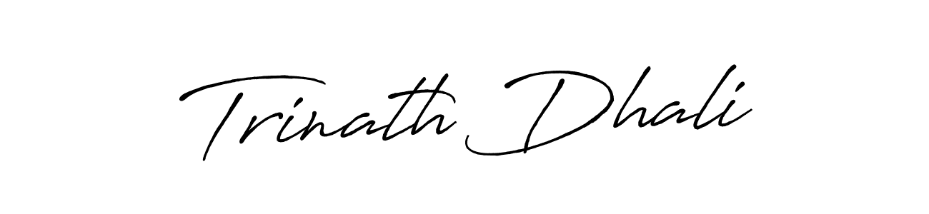 Antro_Vectra_Bolder is a professional signature style that is perfect for those who want to add a touch of class to their signature. It is also a great choice for those who want to make their signature more unique. Get Trinath Dhali name to fancy signature for free. Trinath Dhali signature style 7 images and pictures png