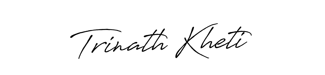 Design your own signature with our free online signature maker. With this signature software, you can create a handwritten (Antro_Vectra_Bolder) signature for name Trinath Kheti. Trinath Kheti signature style 7 images and pictures png