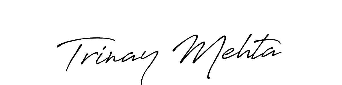 Once you've used our free online signature maker to create your best signature Antro_Vectra_Bolder style, it's time to enjoy all of the benefits that Trinay Mehta name signing documents. Trinay Mehta signature style 7 images and pictures png