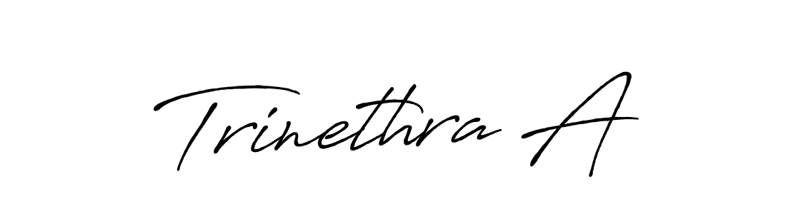 Make a short Trinethra A signature style. Manage your documents anywhere anytime using Antro_Vectra_Bolder. Create and add eSignatures, submit forms, share and send files easily. Trinethra A signature style 7 images and pictures png