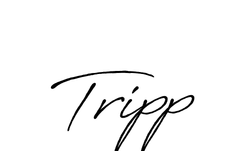 Tripp stylish signature style. Best Handwritten Sign (Antro_Vectra_Bolder) for my name. Handwritten Signature Collection Ideas for my name Tripp. Tripp signature style 7 images and pictures png