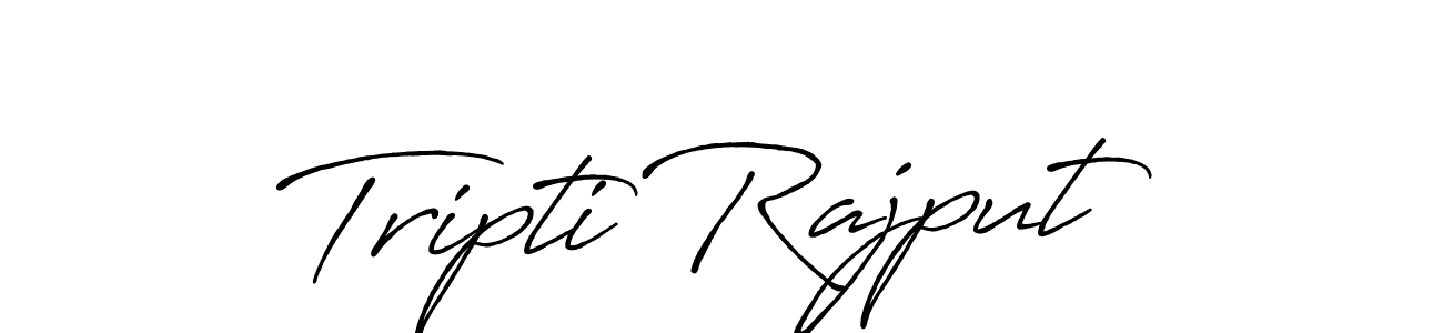 Tripti Rajput stylish signature style. Best Handwritten Sign (Antro_Vectra_Bolder) for my name. Handwritten Signature Collection Ideas for my name Tripti Rajput. Tripti Rajput signature style 7 images and pictures png