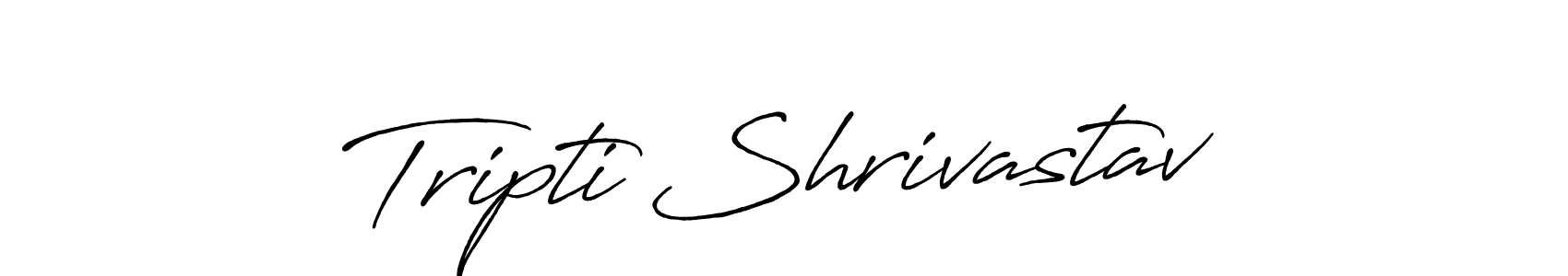 Make a beautiful signature design for name Tripti Shrivastav. With this signature (Antro_Vectra_Bolder) style, you can create a handwritten signature for free. Tripti Shrivastav signature style 7 images and pictures png
