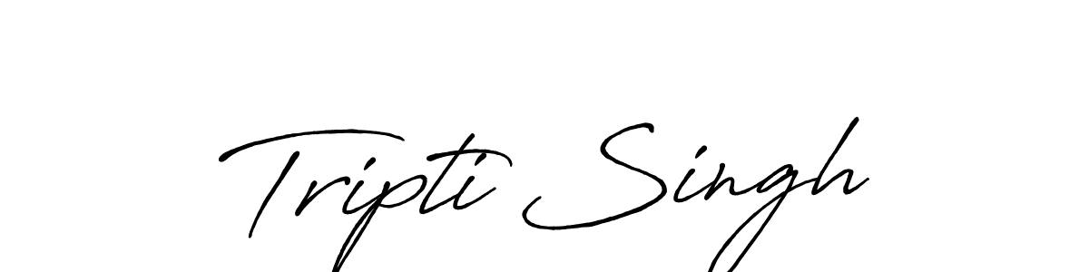 Design your own signature with our free online signature maker. With this signature software, you can create a handwritten (Antro_Vectra_Bolder) signature for name Tripti Singh. Tripti Singh signature style 7 images and pictures png