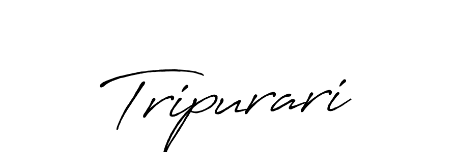 How to make Tripurari signature? Antro_Vectra_Bolder is a professional autograph style. Create handwritten signature for Tripurari name. Tripurari signature style 7 images and pictures png