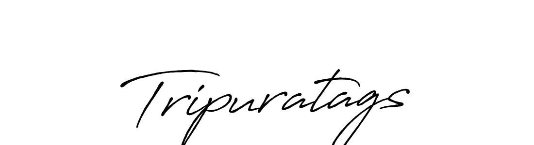 Make a beautiful signature design for name Tripuratags. With this signature (Antro_Vectra_Bolder) style, you can create a handwritten signature for free. Tripuratags signature style 7 images and pictures png