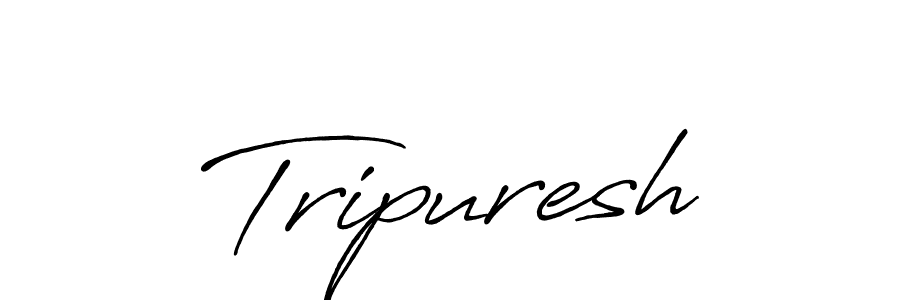 Use a signature maker to create a handwritten signature online. With this signature software, you can design (Antro_Vectra_Bolder) your own signature for name Tripuresh. Tripuresh signature style 7 images and pictures png