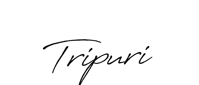 Make a beautiful signature design for name Tripuri. With this signature (Antro_Vectra_Bolder) style, you can create a handwritten signature for free. Tripuri signature style 7 images and pictures png