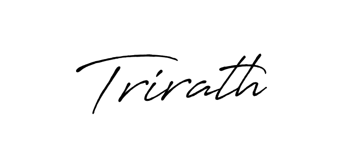 Make a beautiful signature design for name Trirath. With this signature (Antro_Vectra_Bolder) style, you can create a handwritten signature for free. Trirath signature style 7 images and pictures png