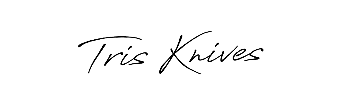 Also You can easily find your signature by using the search form. We will create Tris Knives name handwritten signature images for you free of cost using Antro_Vectra_Bolder sign style. Tris Knives signature style 7 images and pictures png