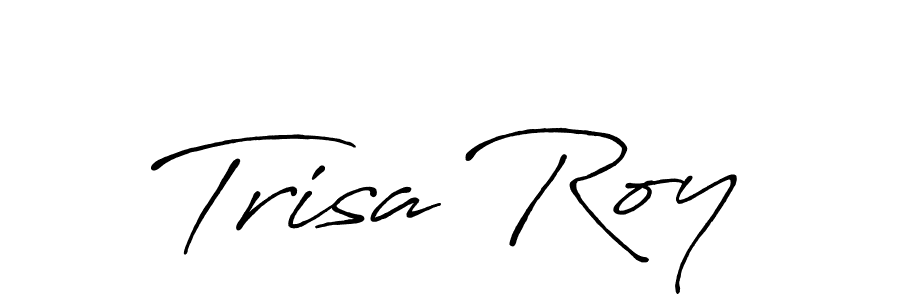 This is the best signature style for the Trisa Roy name. Also you like these signature font (Antro_Vectra_Bolder). Mix name signature. Trisa Roy signature style 7 images and pictures png