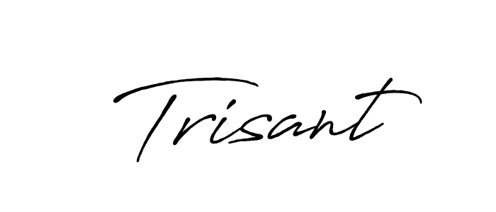 How to make Trisant signature? Antro_Vectra_Bolder is a professional autograph style. Create handwritten signature for Trisant name. Trisant signature style 7 images and pictures png