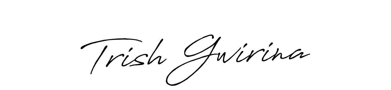 Here are the top 10 professional signature styles for the name Trish Gwirina. These are the best autograph styles you can use for your name. Trish Gwirina signature style 7 images and pictures png
