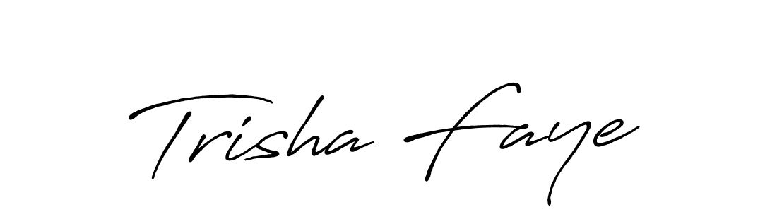 Similarly Antro_Vectra_Bolder is the best handwritten signature design. Signature creator online .You can use it as an online autograph creator for name Trisha Faye. Trisha Faye signature style 7 images and pictures png
