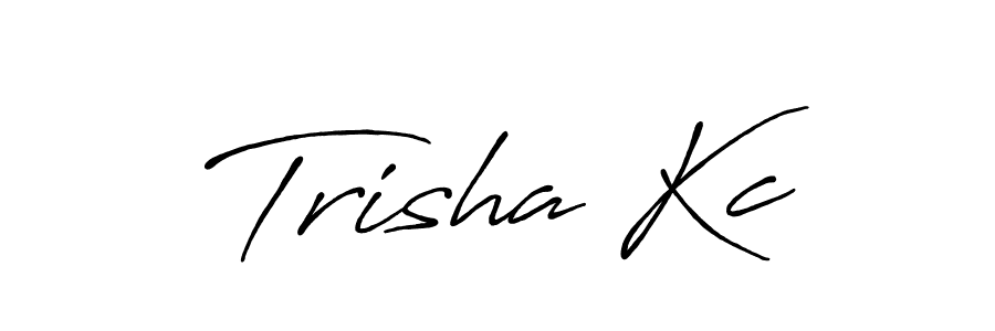 Antro_Vectra_Bolder is a professional signature style that is perfect for those who want to add a touch of class to their signature. It is also a great choice for those who want to make their signature more unique. Get Trisha Kc name to fancy signature for free. Trisha Kc signature style 7 images and pictures png