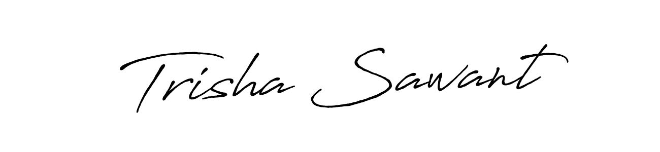 The best way (Antro_Vectra_Bolder) to make a short signature is to pick only two or three words in your name. The name Trisha Sawant include a total of six letters. For converting this name. Trisha Sawant signature style 7 images and pictures png