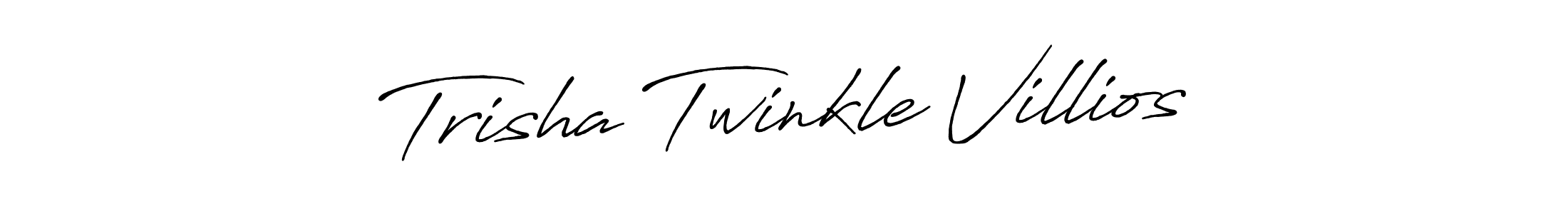 It looks lik you need a new signature style for name Trisha Twinkle Villios. Design unique handwritten (Antro_Vectra_Bolder) signature with our free signature maker in just a few clicks. Trisha Twinkle Villios signature style 7 images and pictures png