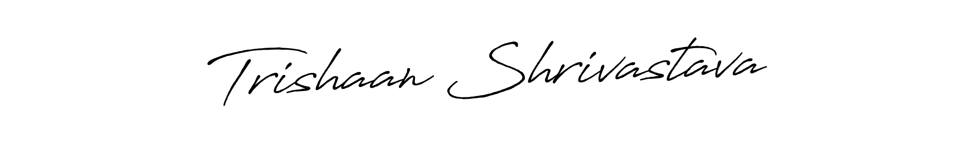 Use a signature maker to create a handwritten signature online. With this signature software, you can design (Antro_Vectra_Bolder) your own signature for name Trishaan Shrivastava. Trishaan Shrivastava signature style 7 images and pictures png
