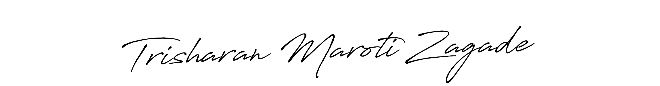 Also You can easily find your signature by using the search form. We will create Trisharan Maroti Zagade name handwritten signature images for you free of cost using Antro_Vectra_Bolder sign style. Trisharan Maroti Zagade signature style 7 images and pictures png