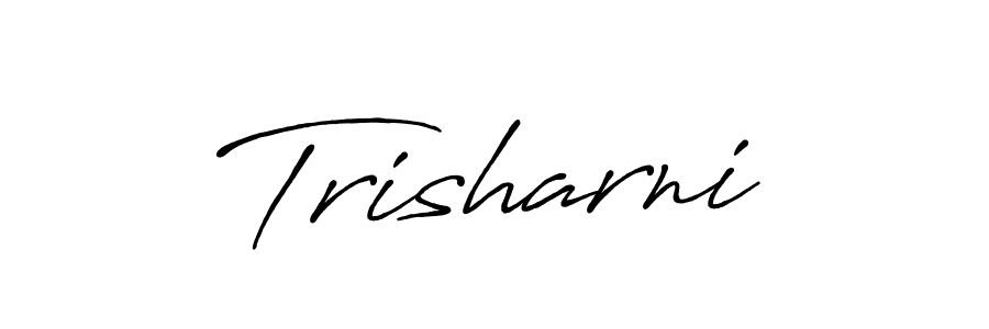 Antro_Vectra_Bolder is a professional signature style that is perfect for those who want to add a touch of class to their signature. It is also a great choice for those who want to make their signature more unique. Get Trisharni name to fancy signature for free. Trisharni signature style 7 images and pictures png