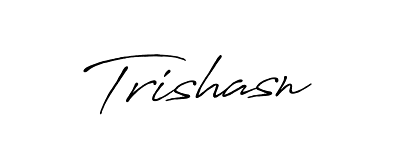 How to make Trishasn name signature. Use Antro_Vectra_Bolder style for creating short signs online. This is the latest handwritten sign. Trishasn signature style 7 images and pictures png