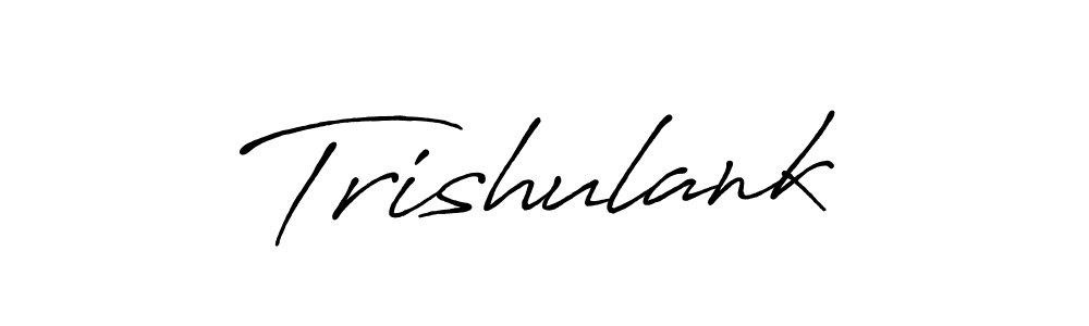 Also we have Trishulank name is the best signature style. Create professional handwritten signature collection using Antro_Vectra_Bolder autograph style. Trishulank signature style 7 images and pictures png