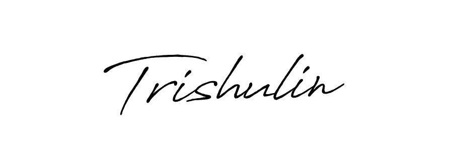 Also we have Trishulin name is the best signature style. Create professional handwritten signature collection using Antro_Vectra_Bolder autograph style. Trishulin signature style 7 images and pictures png