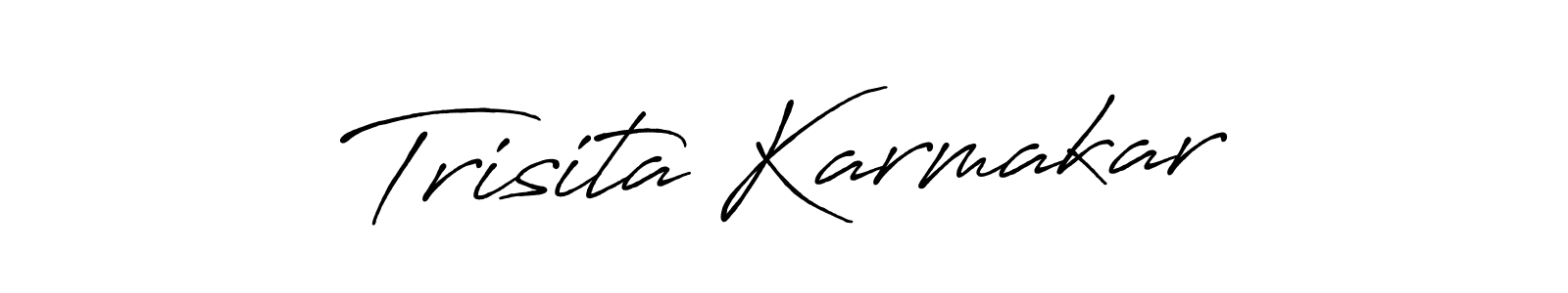Also You can easily find your signature by using the search form. We will create Trisita Karmakar name handwritten signature images for you free of cost using Antro_Vectra_Bolder sign style. Trisita Karmakar signature style 7 images and pictures png