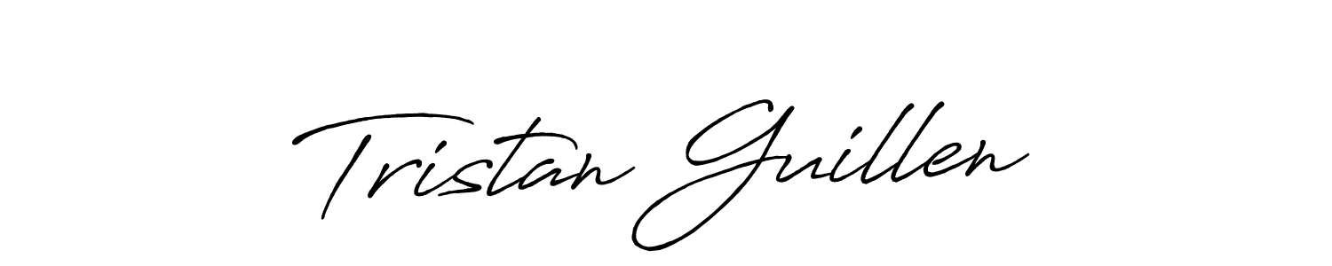 Also You can easily find your signature by using the search form. We will create Tristan Guillen name handwritten signature images for you free of cost using Antro_Vectra_Bolder sign style. Tristan Guillen signature style 7 images and pictures png