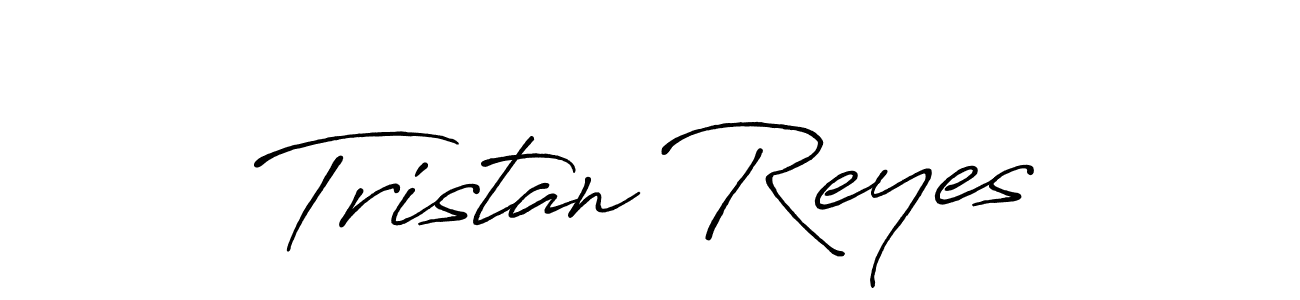 Use a signature maker to create a handwritten signature online. With this signature software, you can design (Antro_Vectra_Bolder) your own signature for name Tristan Reyes. Tristan Reyes signature style 7 images and pictures png