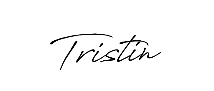 Create a beautiful signature design for name Tristin. With this signature (Antro_Vectra_Bolder) fonts, you can make a handwritten signature for free. Tristin signature style 7 images and pictures png