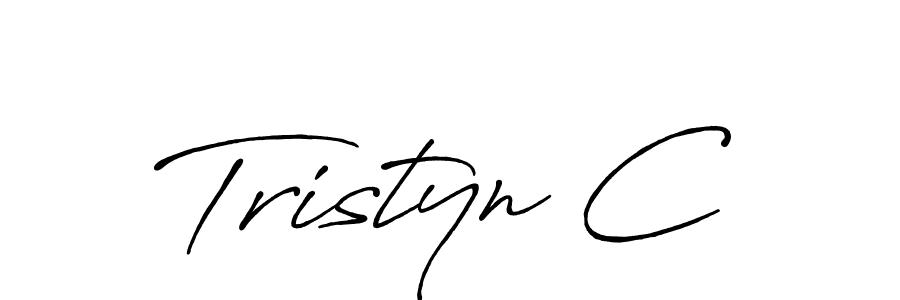 Once you've used our free online signature maker to create your best signature Antro_Vectra_Bolder style, it's time to enjoy all of the benefits that Tristyn C name signing documents. Tristyn C signature style 7 images and pictures png