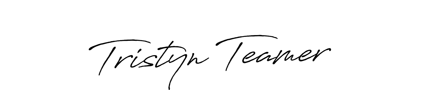 Also we have Tristyn Teamer name is the best signature style. Create professional handwritten signature collection using Antro_Vectra_Bolder autograph style. Tristyn Teamer signature style 7 images and pictures png