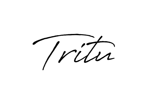 Also You can easily find your signature by using the search form. We will create Tritu name handwritten signature images for you free of cost using Antro_Vectra_Bolder sign style. Tritu signature style 7 images and pictures png