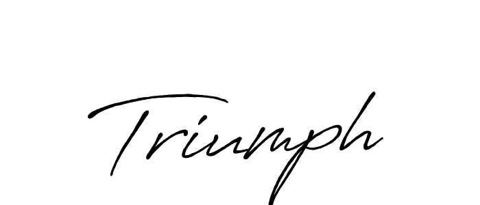 The best way (Antro_Vectra_Bolder) to make a short signature is to pick only two or three words in your name. The name Triumph include a total of six letters. For converting this name. Triumph signature style 7 images and pictures png