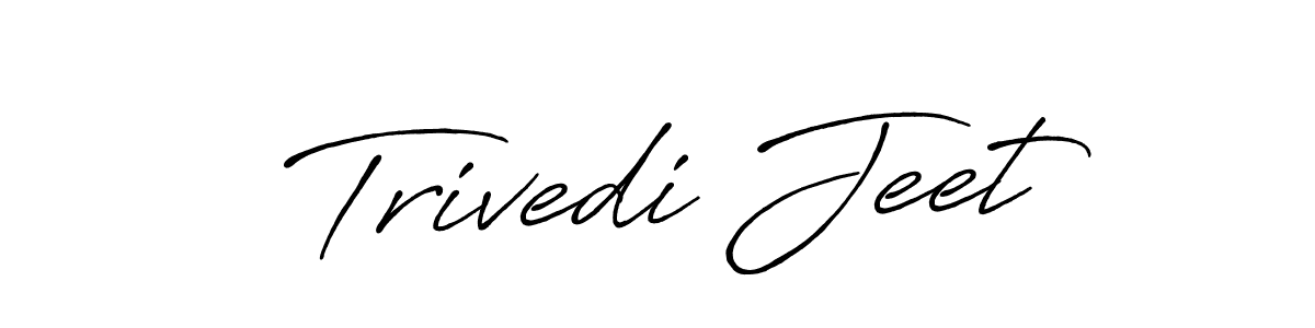 Make a short Trivedi Jeet signature style. Manage your documents anywhere anytime using Antro_Vectra_Bolder. Create and add eSignatures, submit forms, share and send files easily. Trivedi Jeet signature style 7 images and pictures png