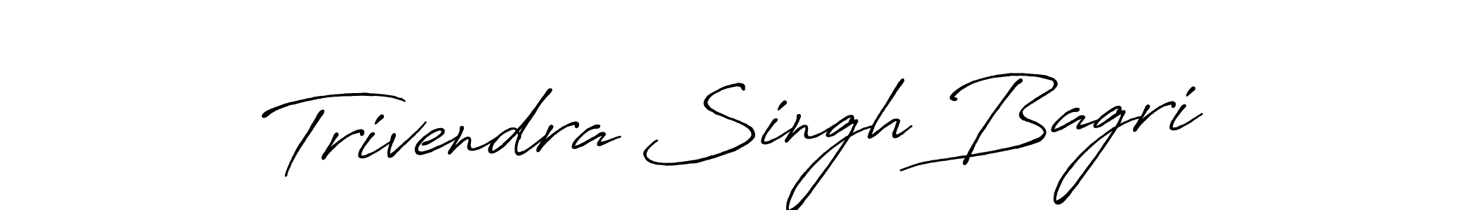 Antro_Vectra_Bolder is a professional signature style that is perfect for those who want to add a touch of class to their signature. It is also a great choice for those who want to make their signature more unique. Get Trivendra Singh Bagri name to fancy signature for free. Trivendra Singh Bagri signature style 7 images and pictures png