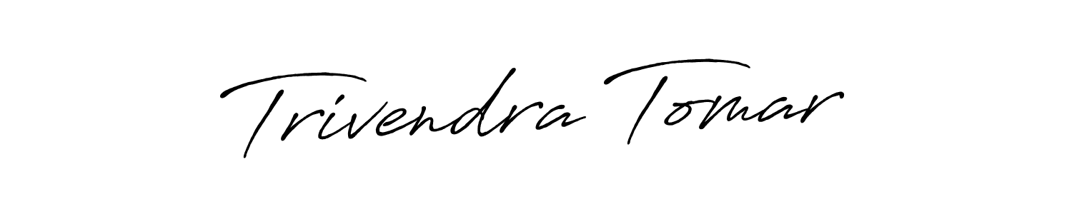 It looks lik you need a new signature style for name Trivendra Tomar. Design unique handwritten (Antro_Vectra_Bolder) signature with our free signature maker in just a few clicks. Trivendra Tomar signature style 7 images and pictures png