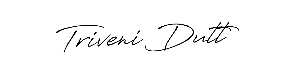 Once you've used our free online signature maker to create your best signature Antro_Vectra_Bolder style, it's time to enjoy all of the benefits that Triveni Dutt name signing documents. Triveni Dutt signature style 7 images and pictures png