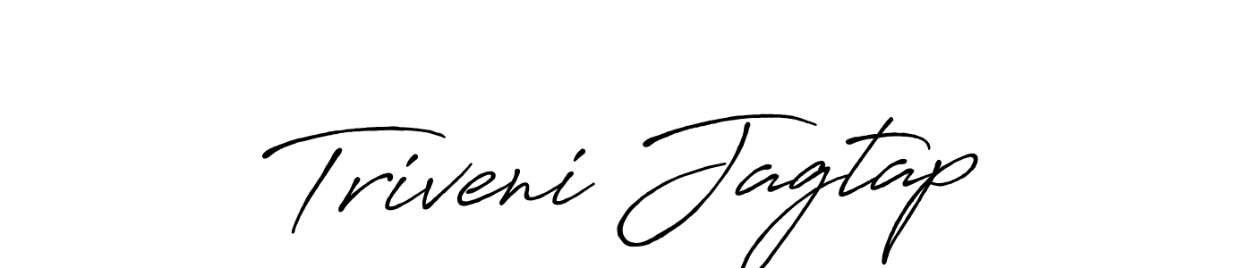 Also we have Triveni Jagtap name is the best signature style. Create professional handwritten signature collection using Antro_Vectra_Bolder autograph style. Triveni Jagtap signature style 7 images and pictures png