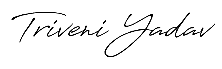 Enhance your business communications with Triveni Yadav signature in Antro_Vectra_Bolder lettering. Clean, modern, and universally compatible. Triveni Yadav signature style 7 images and pictures png