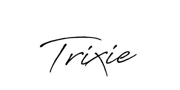 It looks lik you need a new signature style for name Trixie. Design unique handwritten (Antro_Vectra_Bolder) signature with our free signature maker in just a few clicks. Trixie signature style 7 images and pictures png