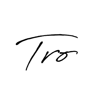 This is the best signature style for the Tro name. Also you like these signature font (Antro_Vectra_Bolder). Mix name signature. Tro signature style 7 images and pictures png