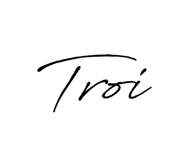 Also You can easily find your signature by using the search form. We will create Troi name handwritten signature images for you free of cost using Antro_Vectra_Bolder sign style. Troi signature style 7 images and pictures png