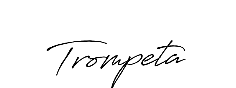 It looks lik you need a new signature style for name Trompeta. Design unique handwritten (Antro_Vectra_Bolder) signature with our free signature maker in just a few clicks. Trompeta signature style 7 images and pictures png