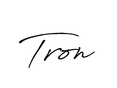 Create a beautiful signature design for name Tron. With this signature (Antro_Vectra_Bolder) fonts, you can make a handwritten signature for free. Tron signature style 7 images and pictures png