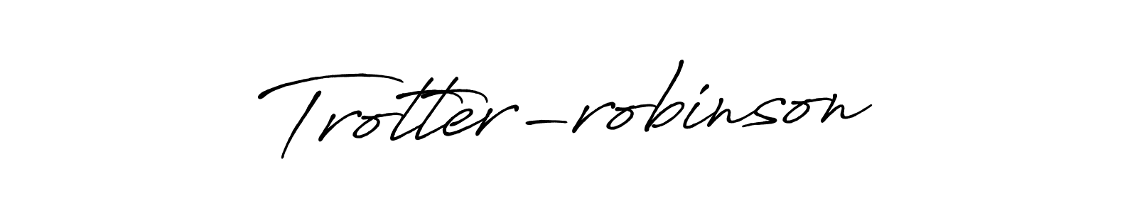 Design your own signature with our free online signature maker. With this signature software, you can create a handwritten (Antro_Vectra_Bolder) signature for name Trotter-robinson. Trotter-robinson signature style 7 images and pictures png