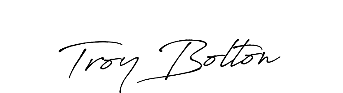 Design your own signature with our free online signature maker. With this signature software, you can create a handwritten (Antro_Vectra_Bolder) signature for name Troy Bolton. Troy Bolton signature style 7 images and pictures png