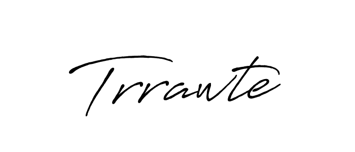 Create a beautiful signature design for name Trrawte. With this signature (Antro_Vectra_Bolder) fonts, you can make a handwritten signature for free. Trrawte signature style 7 images and pictures png