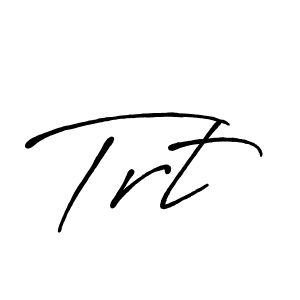 Use a signature maker to create a handwritten signature online. With this signature software, you can design (Antro_Vectra_Bolder) your own signature for name Trt. Trt signature style 7 images and pictures png